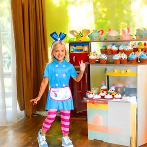 Kids Alice's in Wonderland Junior Bakery Classic Costume, L